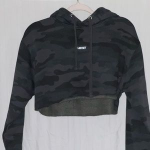 Last set crop hoodie